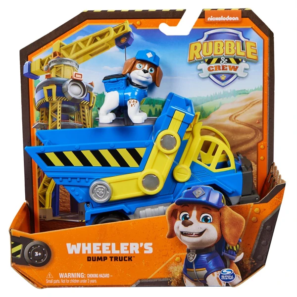 PAW PATROL RUBBLE & CREW ΒΑΣΙΚΟ ΟΧΗΜΑ - 3 ΣΧΕΔΙΑ