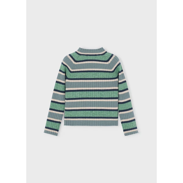 MAYORAL KNIT MOCK NECK SWEATER GREEN 
