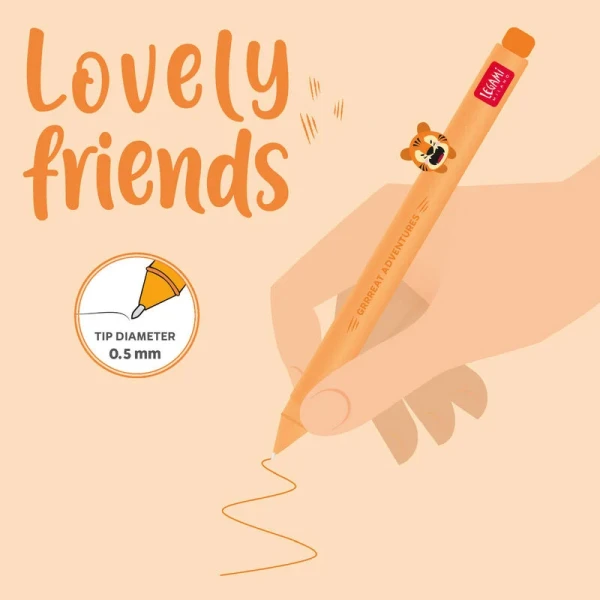 LEGAMI GEL PEN ANIMAL DECORATION LOVE FRIENDS - TIGER
