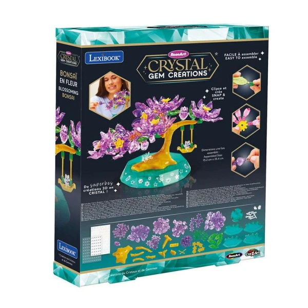 LEXIBOOK CRA-Z-ART CRYSTAL GEM BLOSSOMING BONSAI