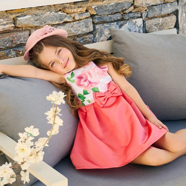 ENERGIERS GIRL\'S DRESS SUGAR CORAL