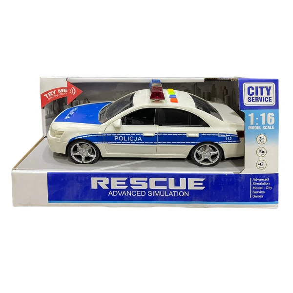 POLICE CAR WITH LIGHTS AND SOUNDS