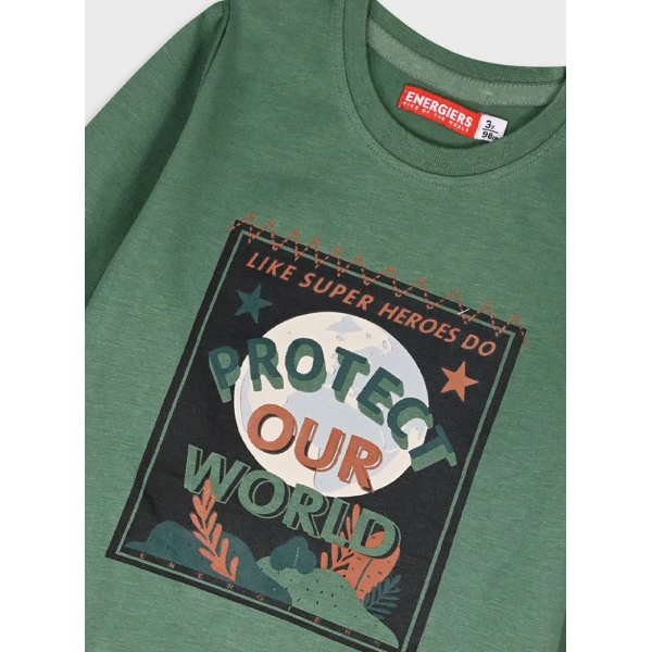 ENERGIERS BLOUSE BOY BEBE DESERT GREEN