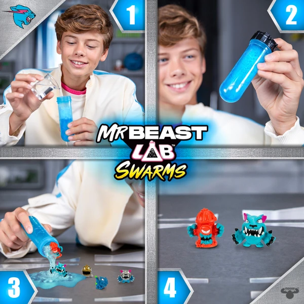 MR. BEAST LAB 2 FIGURES SWARMS SURPRISE
