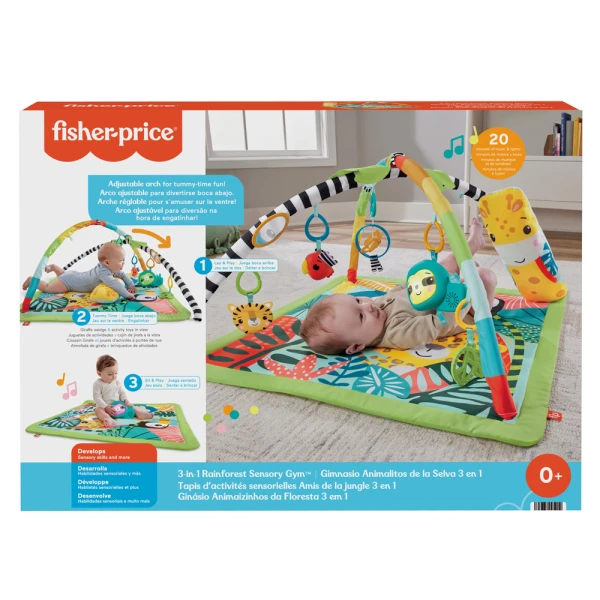 FISHER PRICE ΓΥΜΝΑΣΤΗΡΙΟ ΤΡΟΠΙΚΟ ΔΑΣΟΣ 3 ΣΕ 1