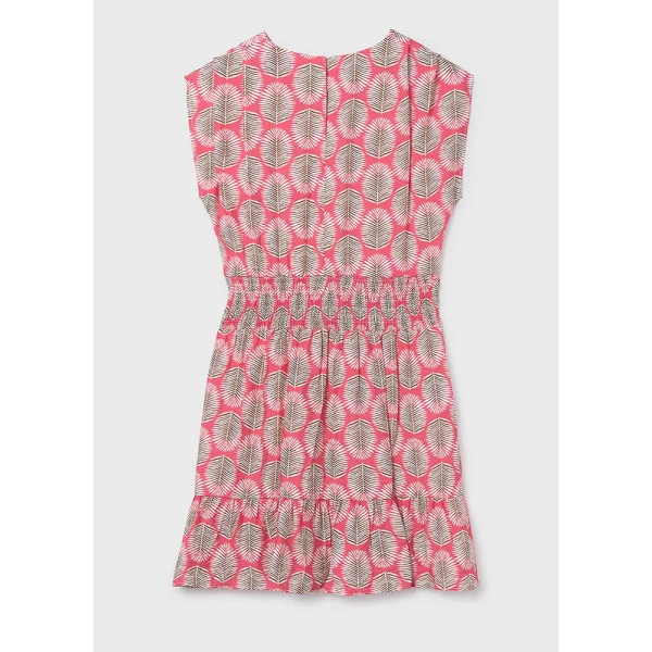 MAYORAL DRESS WITH PRINTS CORAL 