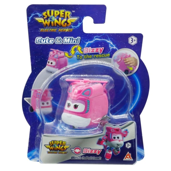 SUPER WINGS ELECTRIC HEROES STUNT & PULL BACK DIZZY