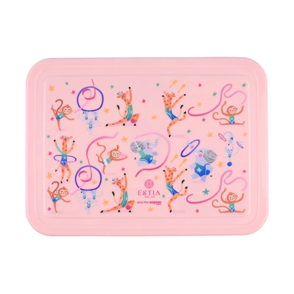 LUNCH BOX SAVE THE AEGEAN 1330ml 5 COMPARTMENTS WITH SPOON/FORK – WILD STUNTS