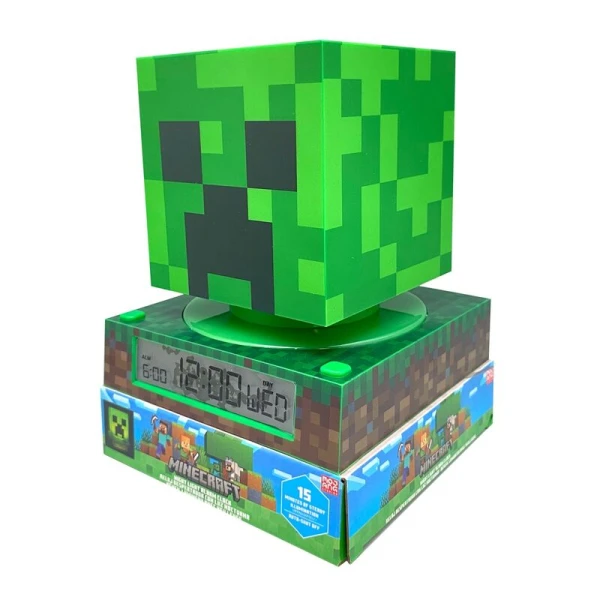 ΦΩΤΙΣΤΙΚΟ 3D ΜΕ ΞΥΠΝΗΤΗΡΙ ΚΑΙ ΗΜΕΡΟΜΗΝΙΑ MINECRAFT