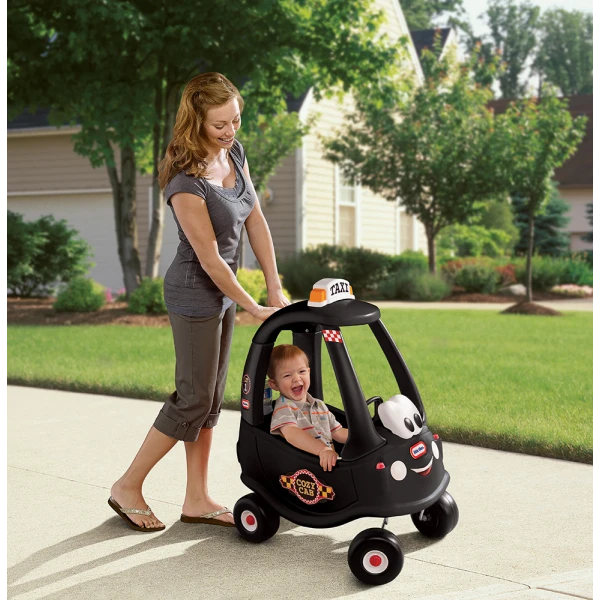LITTLE TIKES COZY COUPE BLACK TAXI