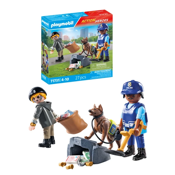 PLAYMOBIL ACTION HEROES ΑΣΤΥΝΟΜΙΚΗ ΕΡΕΥΝΑ ΚΛΟΠΙΜΑΙΩΝ 