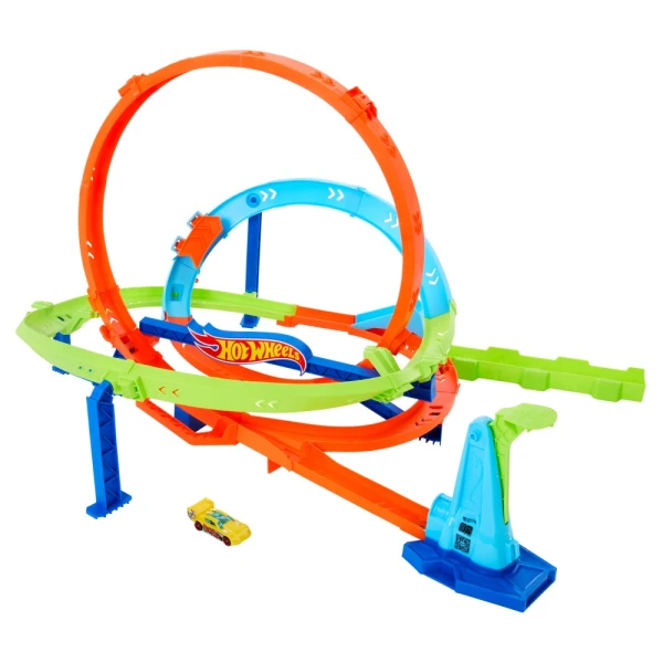 HOT WHEELS TRACK SUPER EXTREME LOOP CYCLONE CHALLENGE