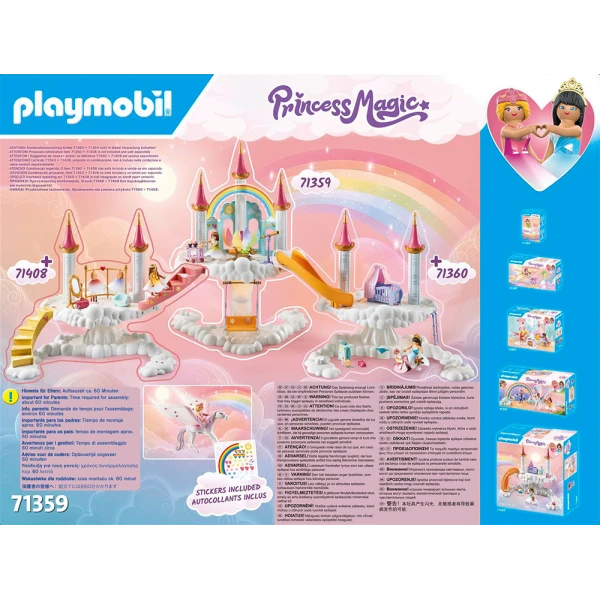 PLAYMOBIL PRINCESS MAGIC RAINBOW CASTLE IN THE CLOUDS