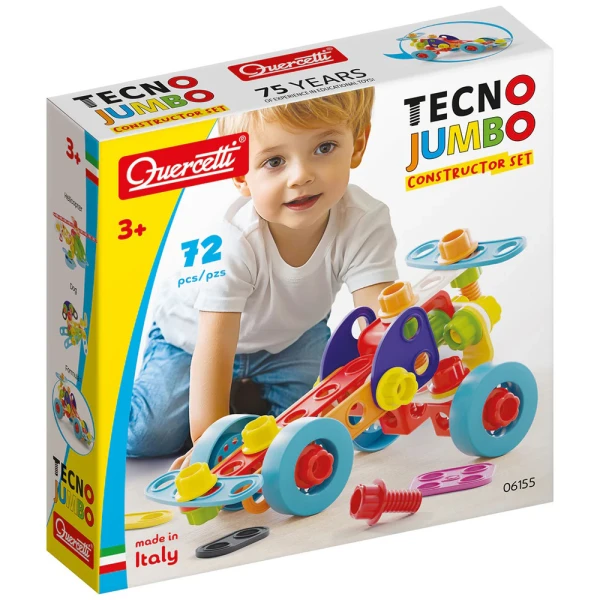 QUERCETTI ΠΑΙΧΝΙΔΙ ΚΑΤΑΣΚΕΥΗΣ TECNO JUMBO 72 τεμ.