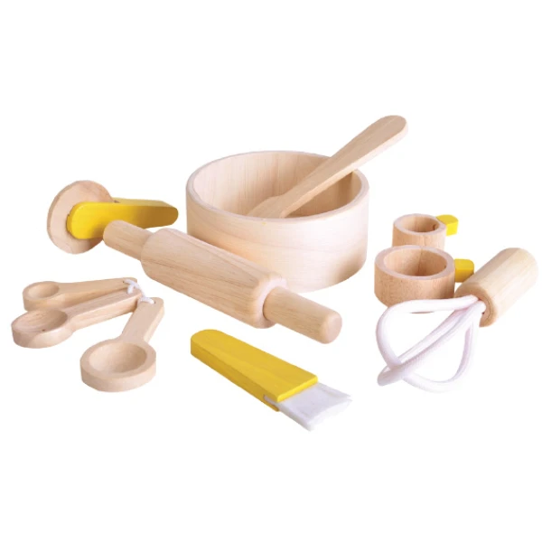 WOODEN GAME PLAN TOYS COOKING TOOLS 1617