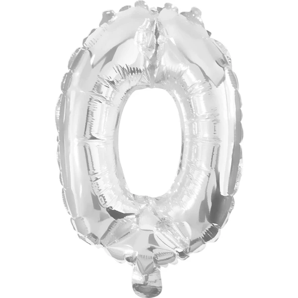 BALLOON SILVER FOIL 85 cm No 0
