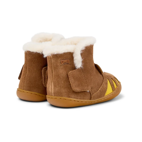 CAMPER KIDS SLIPPERS GOBI PATH BROWN