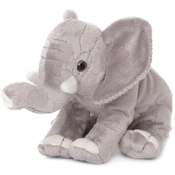 WWF PLUSH AFRICAN ELEPHANT TRUNK UP 18 cm