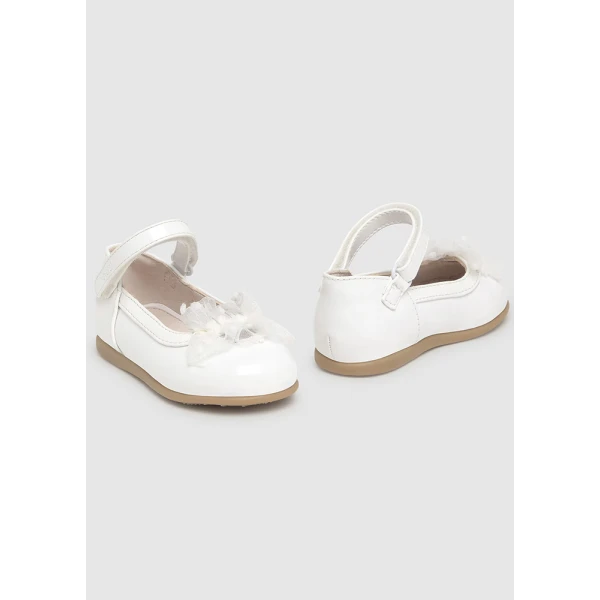MAYORAL MARY JANE SHOES PATENT LEATHER  WHITE 