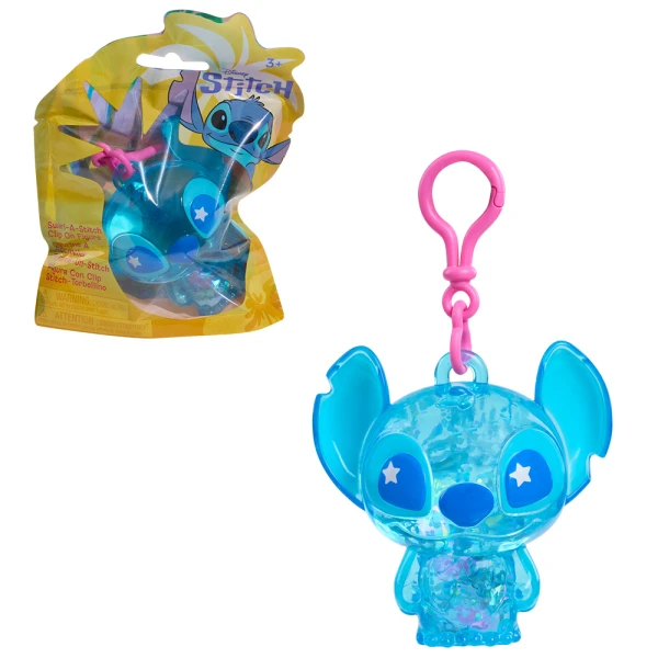 STITCH FIGURE KEYCHAIN 5 cm WITH GLITTER IN BAG