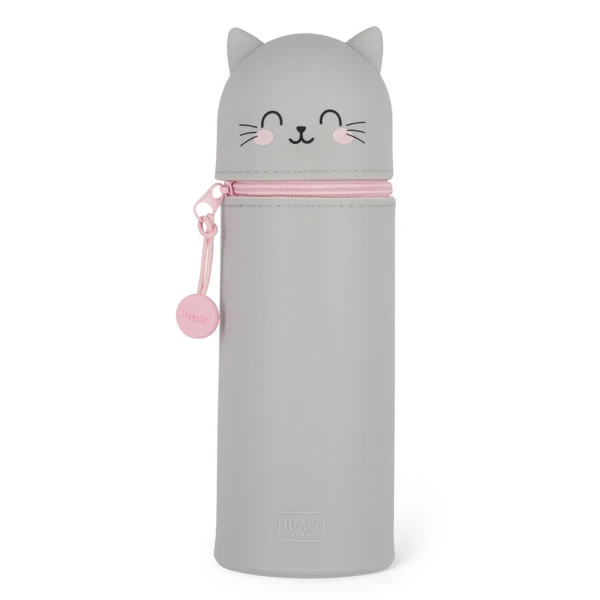 LEGAMI 2 IN 1 SILICONE PENCIL CASE KAWAII KITTY