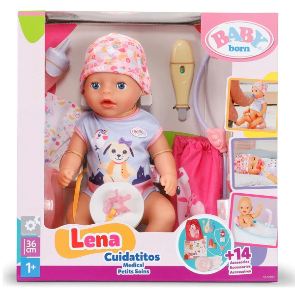 ZAPF CREATION BABY BORN LENA ΚΟΥΚΛΑ ΓΙΑΤΡΟΣ 36 cm 