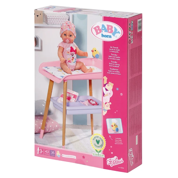 ZAPF CREATION BABY BORN ΑΛΛΑΞΙΕΡΑ ΤΡΑΠΕΖΑΚΙ