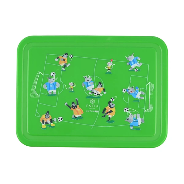 LUNCH BOX SAVE THE AEGEAN 1330ml 5 COMPARTMENTS WITH SPOON/FORK – JUNGLE KICK