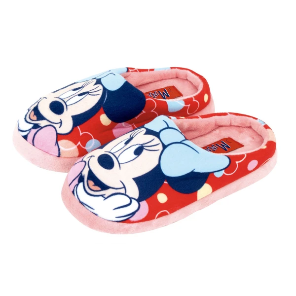 KIDS SLIPPERS MINNIE RED
