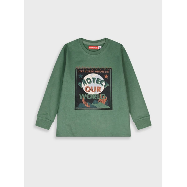 ENERGIERS BLOUSE BOY BEBE DESERT GREEN
