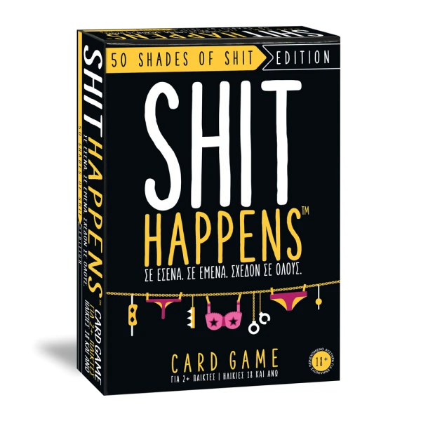 AS GAMES ΕΠΙΤΡΑΠΕΖΙΟ ΠΑΙΧΝΙΔΙ SHIT HAPPENS 50 SHADES OF SHIT ΓΙΑ ΗΛΙΚΙΕΣ 18+ ΧΡΟΝΩΝ ΚΑΙ 2+ ΠΑΙΚΤΕΣ