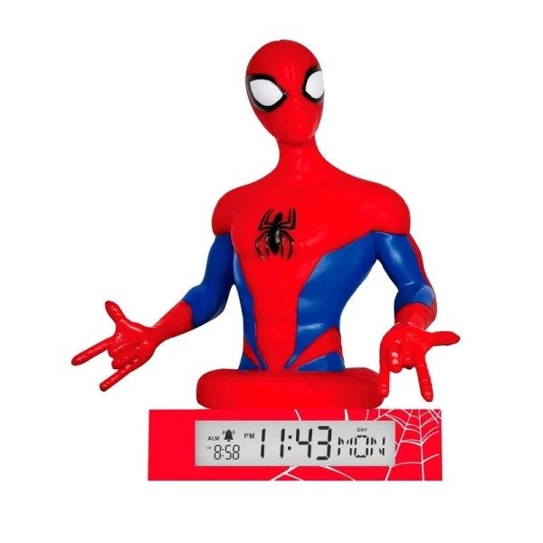 ΦΩΤΙΣΤΙΚΟ 3D ΜΕ ΞΥΠΝΗΤΗΡΙ ΚΑΙ ΗΜΕΡΟΜΗΝΙΑ SPIDERMAN 