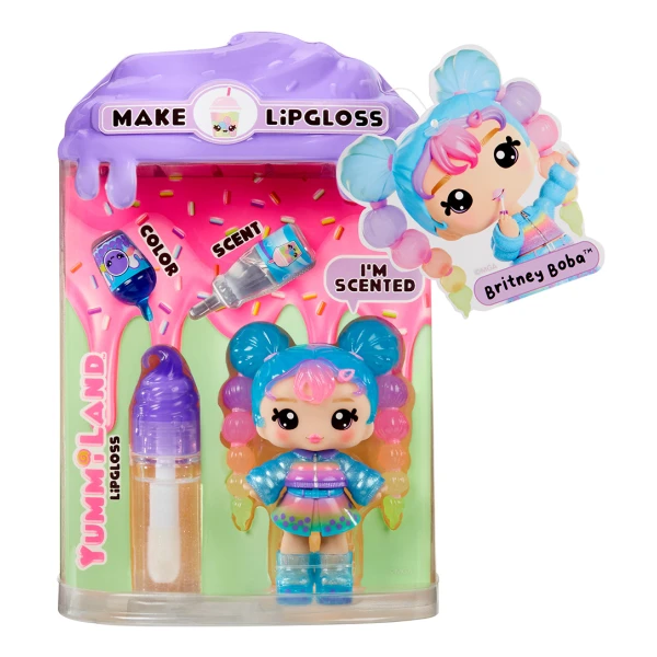 YUMMILAND LIPGLOSS ΚΟΥΚΛΑ S2 - BOBA - BRITNEY BOBA