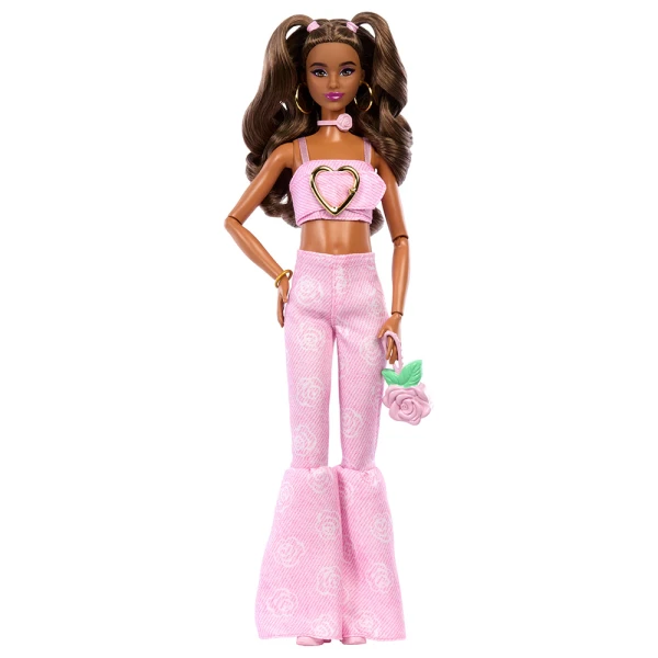 BARBIE DELUXE STYLE ΚΟΥΚΛΑ ΜΕ ΡΟΖ ΚΑΜΠΑΝΑ ΤΖΗΝ