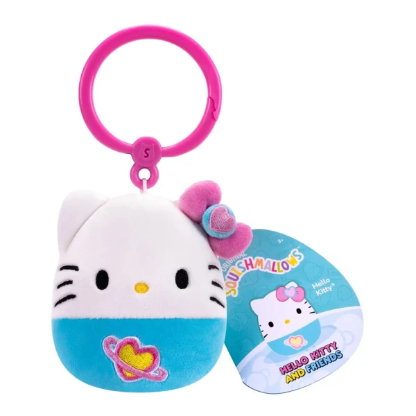 SQUISHMALLOWS SANRIO PLUSH KEYCHAIN 9 cm. KAWAII TOKYO - HELLO KITTY