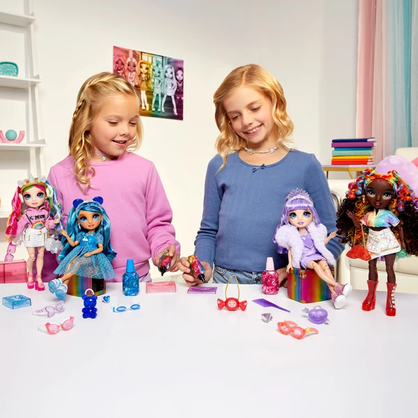 RAINBOW HIGH CREATIVE CRYSTALS FASHION DOLL - VIOLET