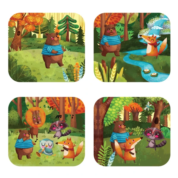 SVOORA IMAGE DISC \'FOREST MUSICIANS\' - FOR 3D OPTIVIEWER