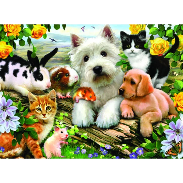 PUZZLE 300 PCS. RAVENSBURGER HAPPY ANIMALS