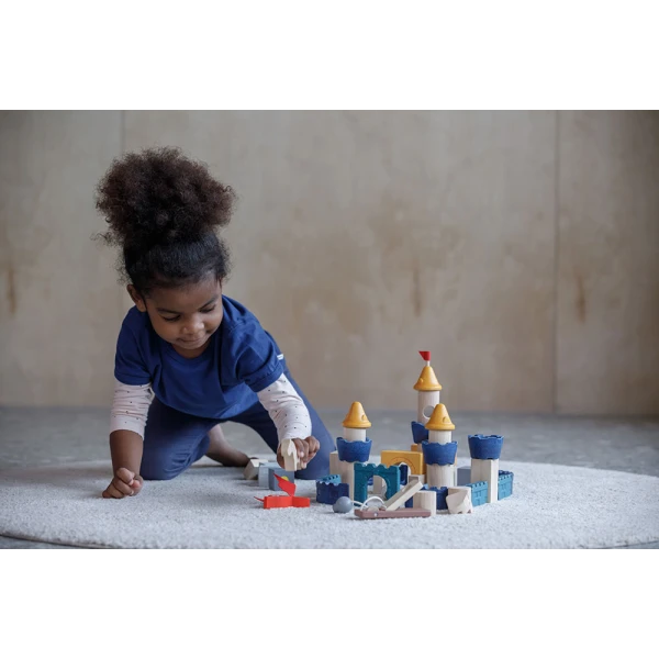 PLAN TOYS ΞΥΛΙΝΟ ΚΑΣΤΡΟ ΜΕ ΔΡΑΚΟ