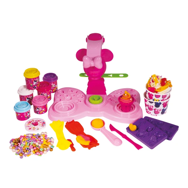 AS DOUGH ICE CREAM MAKER WITH 4 DOUGH POTS - 3D CUPS 280g AND SPRINKLERS FOR AGES 3+