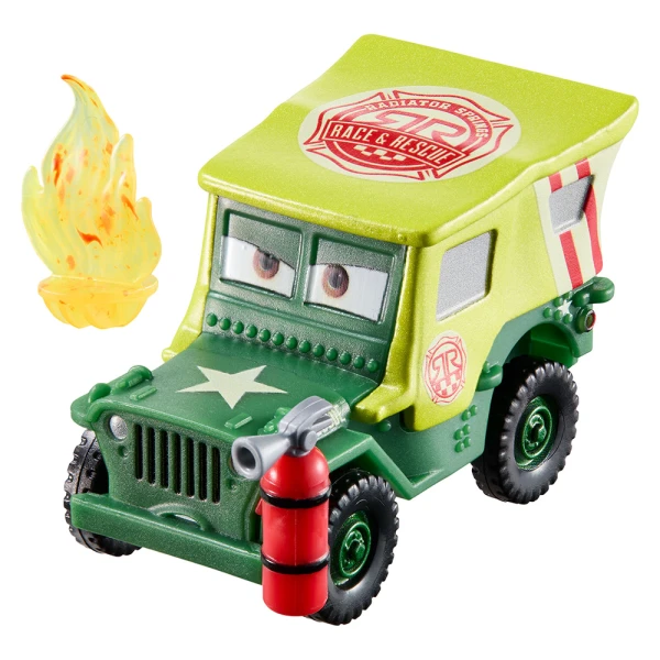 CARS RACE & RESCUE CAR WITH ACCESSORIES SARGE