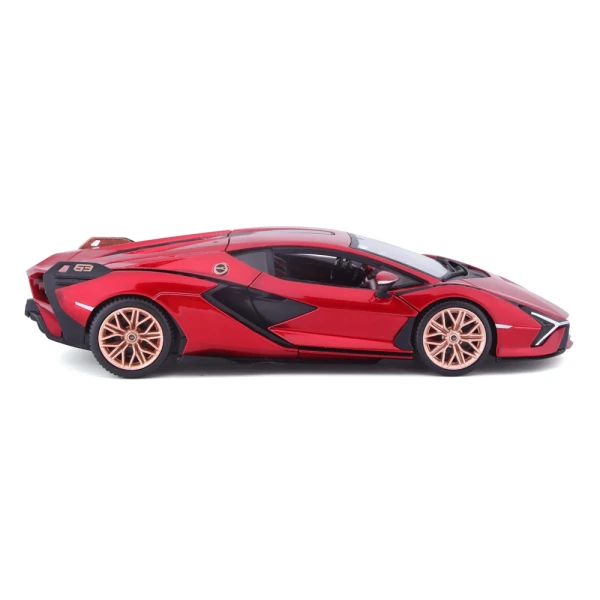 BBURAGO 1:24 LAMBORGHINI SIAN FKP37 RED