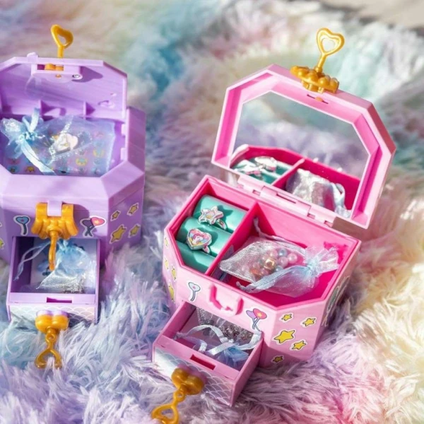 FUNLOCKETS ΜΥΣΤΙΚΟ ΚΟΥΤΙ ΚΟΣΜΗΜΑΤΩΝ - 2 ΧΡΩΜΑΤΑ