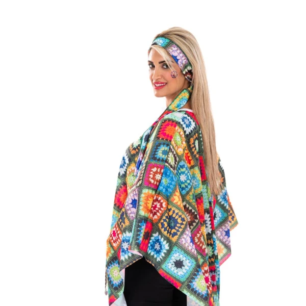 ADULT CARNIVAL COSTUME HIPPIE 