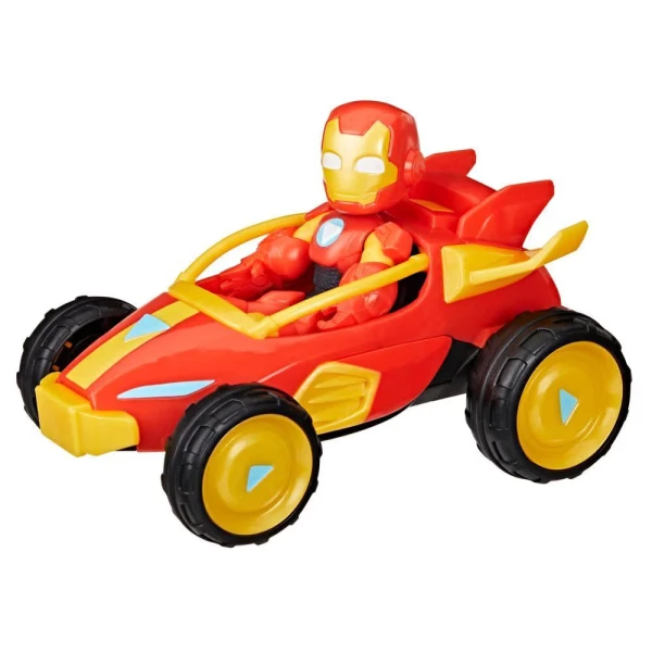 MARVEL IRON MAN AND HIS AWESOME FRIENDS IRON MAN VEHICLE AND FIGURE