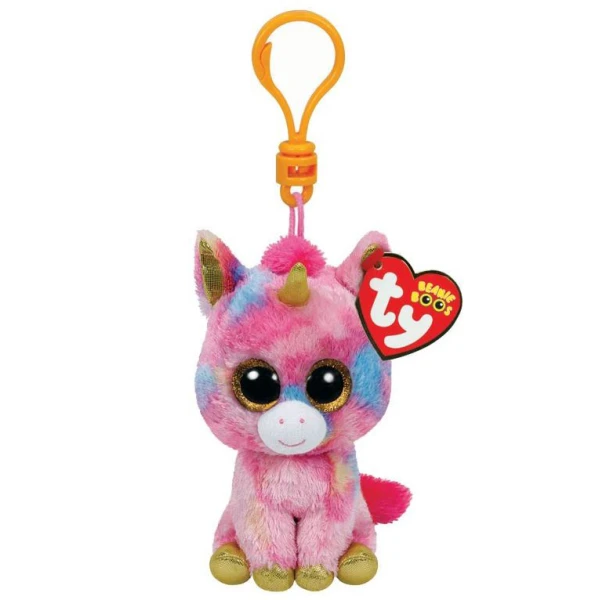 TY BEANIE BOOS ΧΝΟΥΔΩΤΟΣ ΠΟΛΥΧΡΩΜΟΣ ΜΟΝΟΚΕΡΟΣ 8,5 εκ. ΜΕ ΚΛΙΠ
