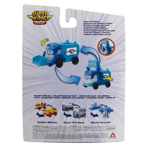 SUPER WINGS SUPER PET MINI ΟΧΗΜΑ - MARC\'S GARBAGE TRUCK