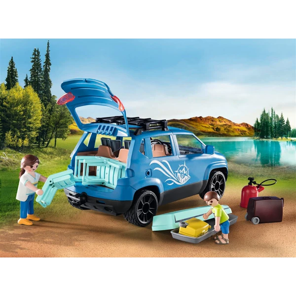 PLAYMOBIL FAMILY FUN ΟΙΚΟΓΕΝΕΙΑΚΕΣ ΔΙΑΚΟΠΕΣ ΜΕ ΡΥΜΟΥΛΚΟΥΜΕΝΟ ΤΡΟΧΟΣΠΙΤΟ