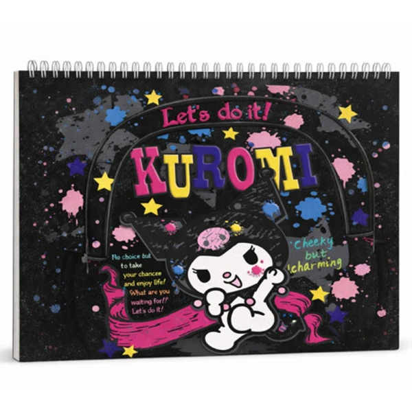 DRAWING PAD A4 30 SHEETS KUROMI - 5 DESIGNS