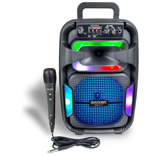 BONTEMPI ΑΣΥΡΜΑΤΟ ΗΧΕΙΟ ΜΕ ΜΙΚΡΟΦΩΝΟ ΚΑΙ RGB LIGHTS